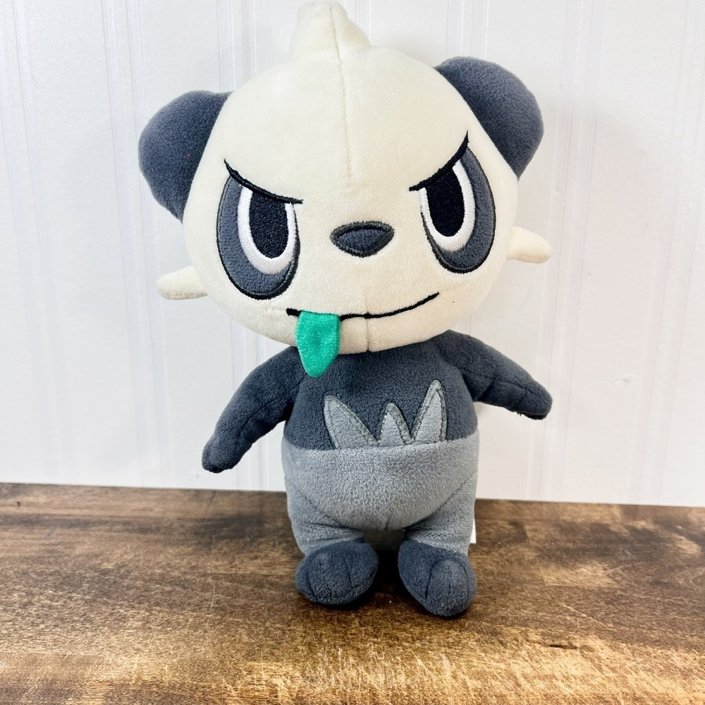 Pancham Official Pokemon 8" Stuffed Plush  Nintendo Great Condition